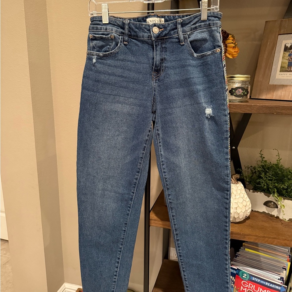 Knox Rose Women's Blue Skinny Jeans